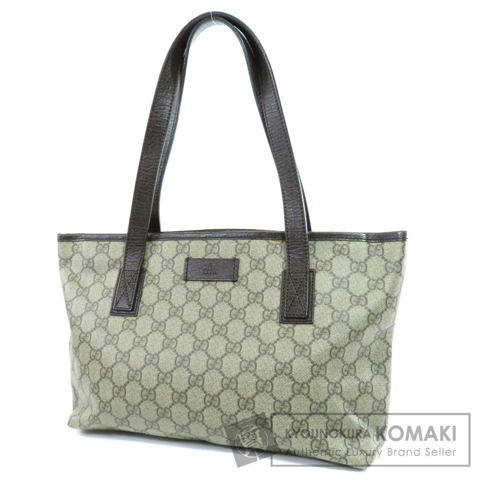 Gucci GG Supreme Joy Tote Shoulder Bag Brown